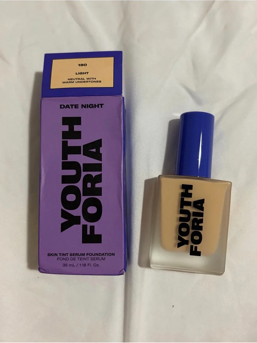 Date Night Skin Tint Serum Foundation - Light (180)